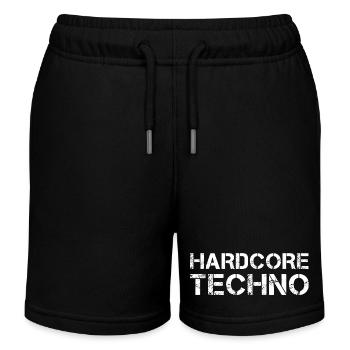Hardcore-Techno - Kinder Organic Joggingshorts Mini Bolter von Stanley/Stella - Schwarz - Vorne