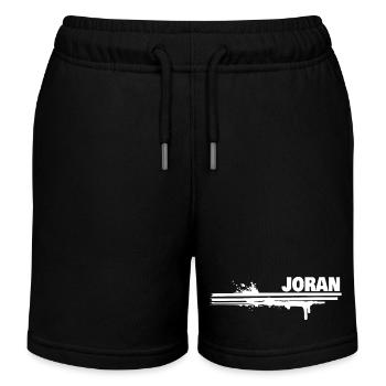 Farbklecks Joran - Kinder Organic Joggingshorts Mini Bolter von Stanley/Stella - Schwarz - Vorne