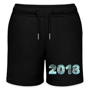 Cold 2018 - Kids Organic Sweat Shorts by Stanley/Stella - black - Front