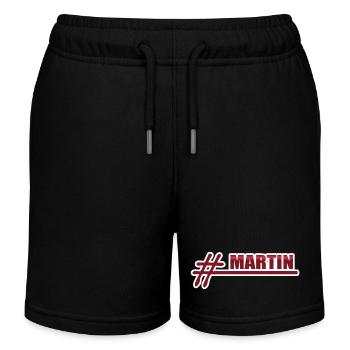Martin als Vorname - Kinder Organic Joggingshorts Mini Bolter von Stanley/Stella - Schwarz - Vorne