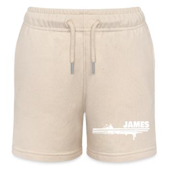 Splash of Color James - Kids Organic Sweat Shorts by Stanley/Stella - soft Ecru - Front