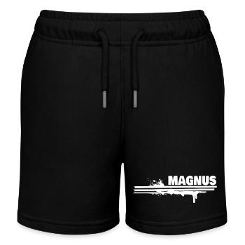 Farbklecks Magnus - Kinder Organic Joggingshorts Mini Bolter von Stanley/Stella - Schwarz - Vorne