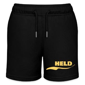 Cadeau pour héros - Short de jogging enfant bio Stanley/Stella - noir - Devant