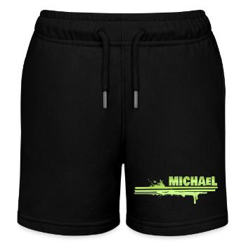 Michel - Short de jogging enfant bio Stanley/Stella - noir - Devant