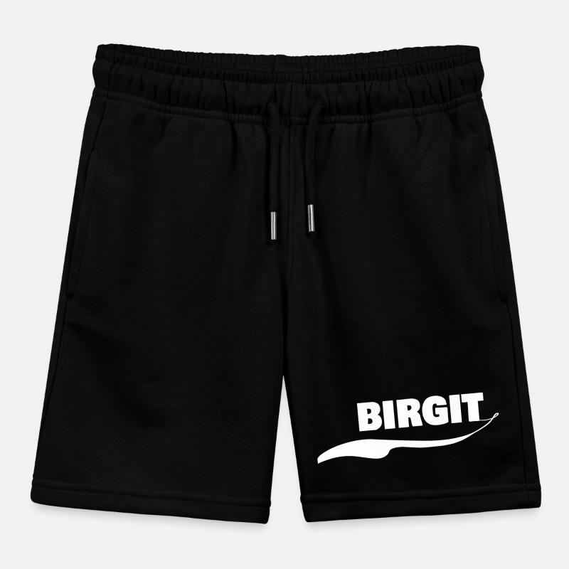 First name Birgit Kids Organic Sweat Shorts by Stanley/Stella