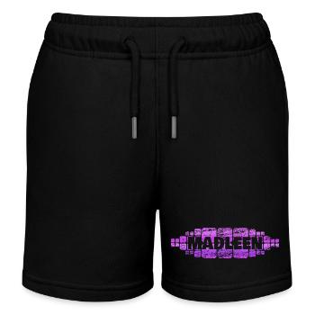 Mutti Madleen - Kinder Organic Joggingshorts Mini Bolter von Stanley/Stella - Schwarz - Vorne