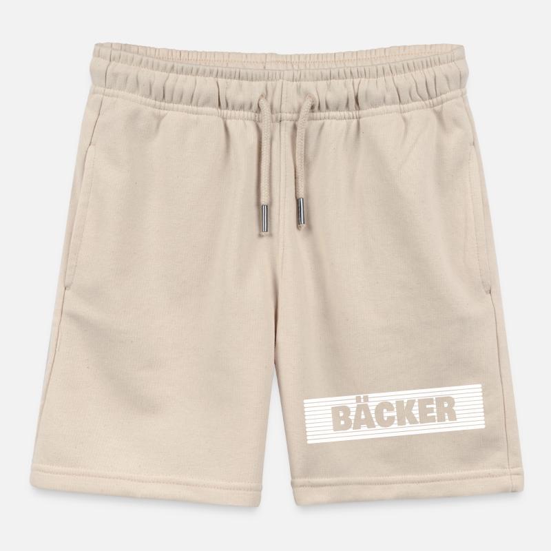 Gift for Baker Kids Organic Sweat Shorts by Stanley/Stella