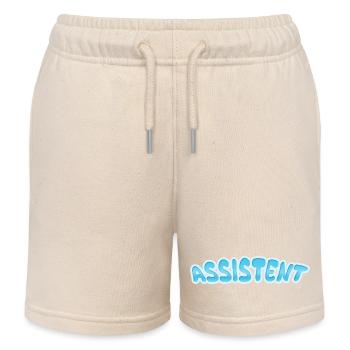 Geschenk für Assistent - Kinder Organic Joggingshorts Mini Bolter von Stanley/Stella - Natur - Vorne
