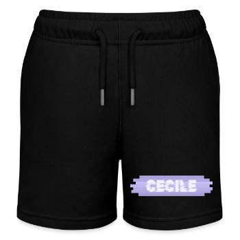 Mutter Cecile - Kinder Organic Joggingshorts Mini Bolter von Stanley/Stella - Schwarz - Vorne