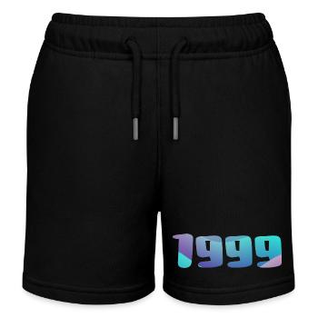 Geburtstagsgeschenk 1999 Jahrgang 1999 Retro 1999 - Kinder Organic Joggingshorts Mini Bolter von Stanley/Stella - Schwarz - Vorne