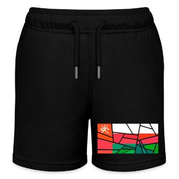 Oman as Oman - Kids Organic Sweat Shorts by Stanley/Stella - black - Front