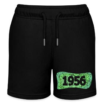 1956 - Kinder Organic Joggingshorts Mini Bolter von Stanley/Stella - Schwarz - Vorne