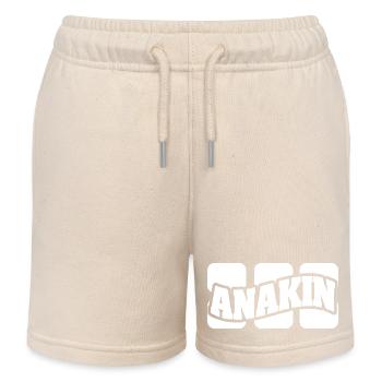 Anakin comme nom - Short de jogging enfant bio Stanley/Stella - écru doux - Devant