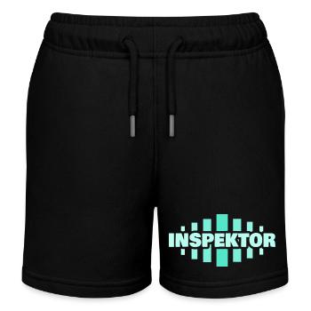 Inspector - Kids Organic Sweat Shorts by Stanley/Stella - black - Front
