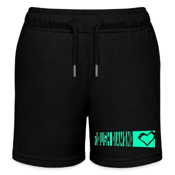 DIAMANT - Short de jogging enfant bio Stanley/Stella - noir - Devant