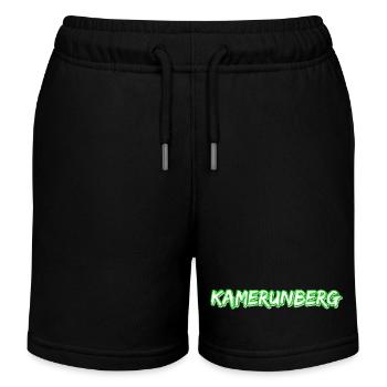 Trekking Cameroon - Kids Organic Sweat Shorts by Stanley/Stella - black - Front