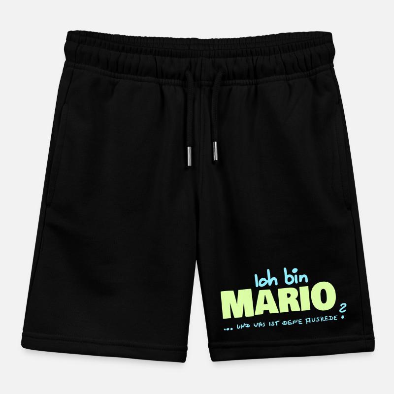 Gift for Mario Kids Organic Sweat Shorts by Stanley/Stella