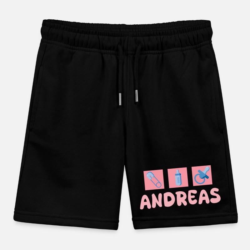 Schnuller Andreas Kinder Organic Joggingshorts Mini Bolter von Stanley/Stella