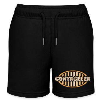Controller als Job - Kinder Organic Joggingshorts Mini Bolter von Stanley/Stella - Schwarz - Vorne