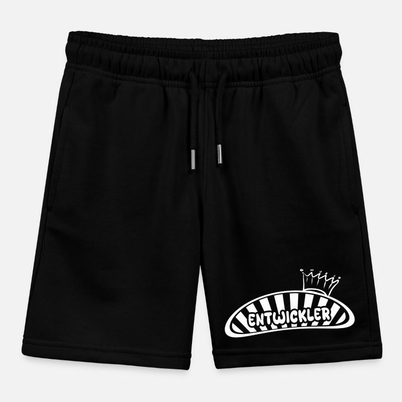 Occupation Developer Kids Organic Sweat Shorts by Stanley/Stella