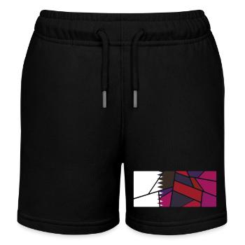 Qatar as Qatar - Kids Organic Sweat Shorts by Stanley/Stella - black - Front