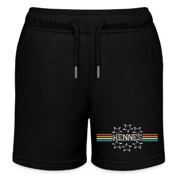 Stern Hennes - Kinder Organic Joggingshorts Mini Bolter von Stanley/Stella - Schwarz - Vorne