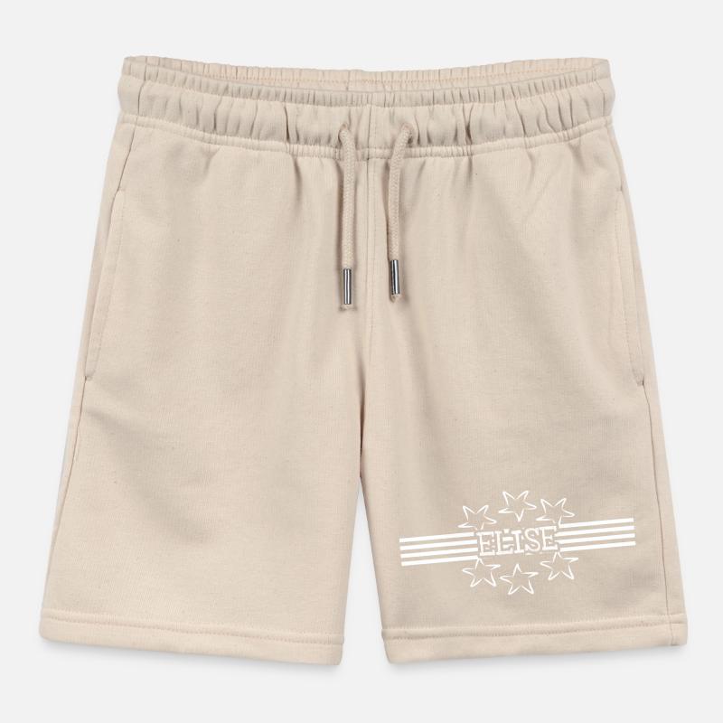 Woman's name Elise Kids Organic Sweat Shorts by Stanley/Stella