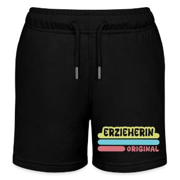 Erzieherin - Kinder Organic Joggingshorts Mini Bolter von Stanley/Stella - Schwarz - Vorne