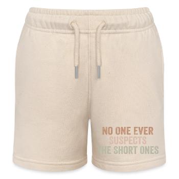 Niemand hat jemals einen Verdacht auf die Kleinen - Kinder Organic Joggingshorts Mini Bolter von Stanley/Stella - Natur - Vorne