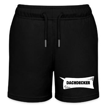 Dachdecker - Kinder Organic Joggingshorts Mini Bolter von Stanley/Stella - Schwarz - Vorne