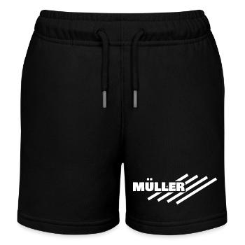 Miller - Kids Organic Sweat Shorts by Stanley/Stella - black - Front