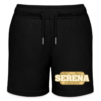 Serena - Kids Organic Sweat Shorts by Stanley/Stella - black - Front