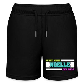 Mère Noëlle - Short de jogging enfant bio Stanley/Stella - noir - Devant
