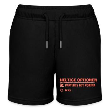 Cadeau pour robina - Short de jogging enfant bio Stanley/Stella - noir - Devant