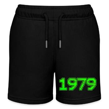 Ordinateur 1979 - Short de jogging enfant bio Stanley/Stella - noir - Devant