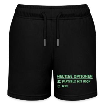 rion comme prénom - Short de jogging enfant bio Stanley/Stella - noir - Devant