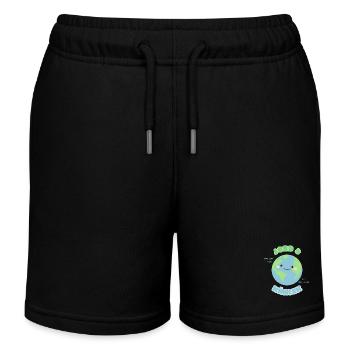 KAWAII ERDE - Kinder Organic Joggingshorts Mini Bolter von Stanley/Stella - Schwarz - Vorne