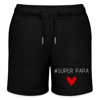 BONNE FÊTE PAPA. PAPA. FÊTE DES PÈRES. BONNE FÊTE - Short de jogging enfant bio Stanley/Stella - noir - Devant