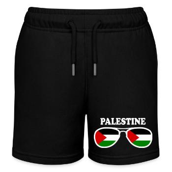 Palästina - Kinder Organic Joggingshorts Mini Bolter von Stanley/Stella - Schwarz - Vorne