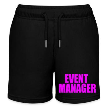 EVENT-MANAGER - Kinder Organic Joggingshorts Mini Bolter von Stanley/Stella - Schwarz - Vorne