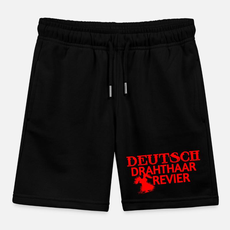 German Wirehaired Pointer Kids Organic Sweat Shorts by Stanley/Stella