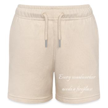 felling men a carpenters prayer tshirts bday - Kinder Organic Joggingshorts Mini Bolter von Stanley/Stella - Natur - Vorne
