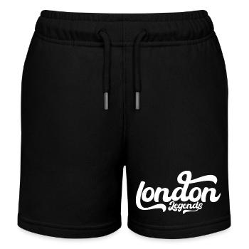 London Legends, Aesthetic - Kids Organic Sweat Shorts by Stanley/Stella - black - Front
