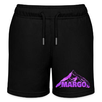 Mount Margo - Kids Organic Sweat Shorts by Stanley/Stella - black - Front