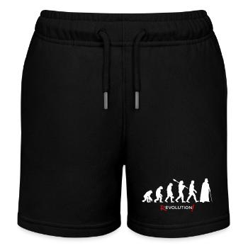 Revolution - Evolution Man Fun Twist 18 - Kinder Organic Joggingshorts Mini Bolter von Stanley/Stella - Schwarz - Vorne