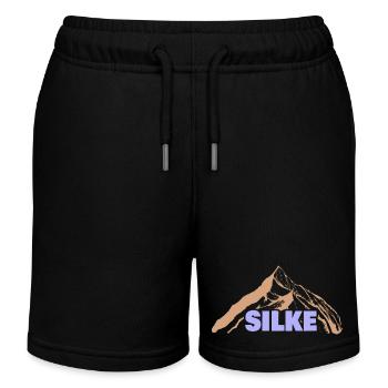 Gift idea Silke - Kids Organic Sweat Shorts by Stanley/Stella - black - Front