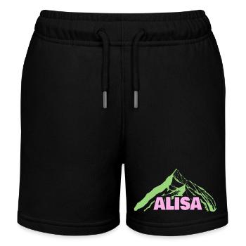Alpiniste Alisa - Short de jogging enfant bio Stanley/Stella - noir - Devant