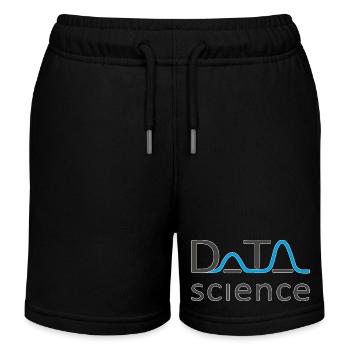 Science des données - Short de jogging enfant bio Stanley/Stella - noir - Devant