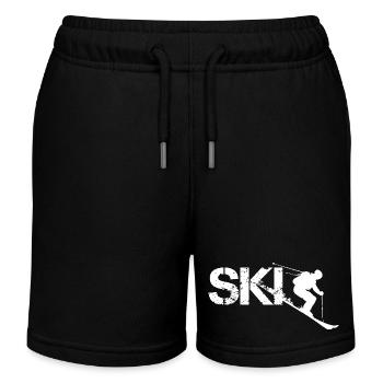Conception de skis - Short de jogging enfant bio Stanley/Stella - noir - Devant