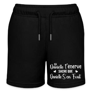 Wenn Danielle dich nervt, solltest du wissen, dass Danielle sich einen Dreck darum schert - Kinder Organic Joggingshorts Mini Bolter von Stanley/Stella - Schwarz - Vorne
